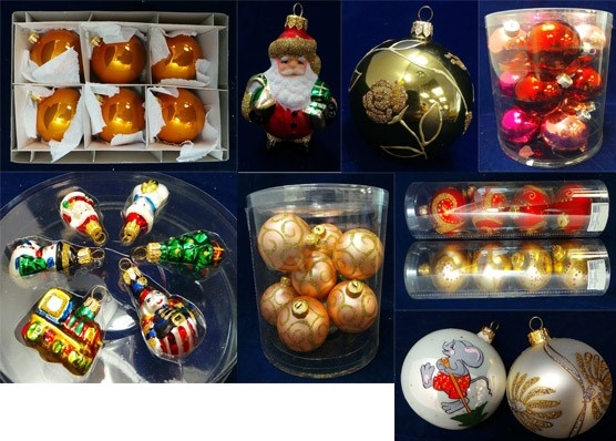 Joblot of 122 Assorted Christmas  Decorations  Baubles 