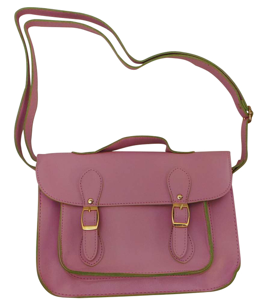 Wholesale Joblot of 10 Ladies Light Pink Faux Leather Satchel Bags