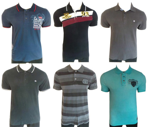 Wholesale Joblot of 10 Mens Polo Shirts Range of Styles Sizes SXXL