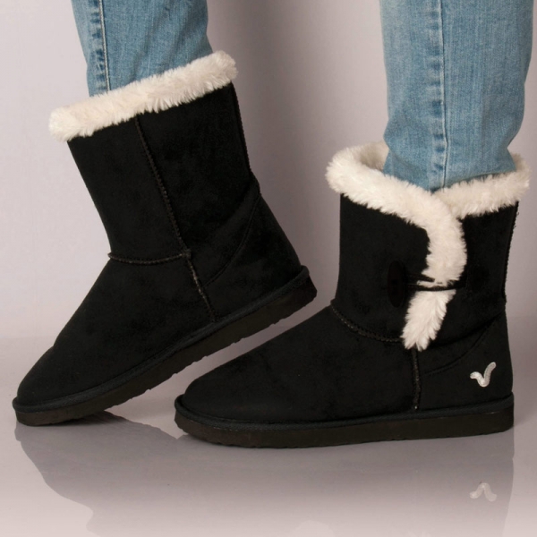 Wholesale Joblot of 5 Voi Jeans Titania Black Womens Winter Boots