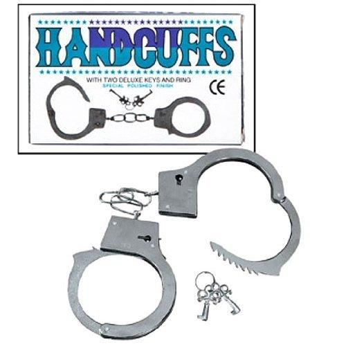 Joblot of 50 Dazzling Toys Metal Double Lock Handcuffs W/Keys D044