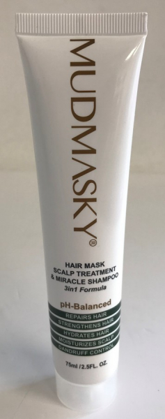 Joblot of 10 Mudmasky Hair Mask Scalp Treatment & Miracle Shampoo 75ml