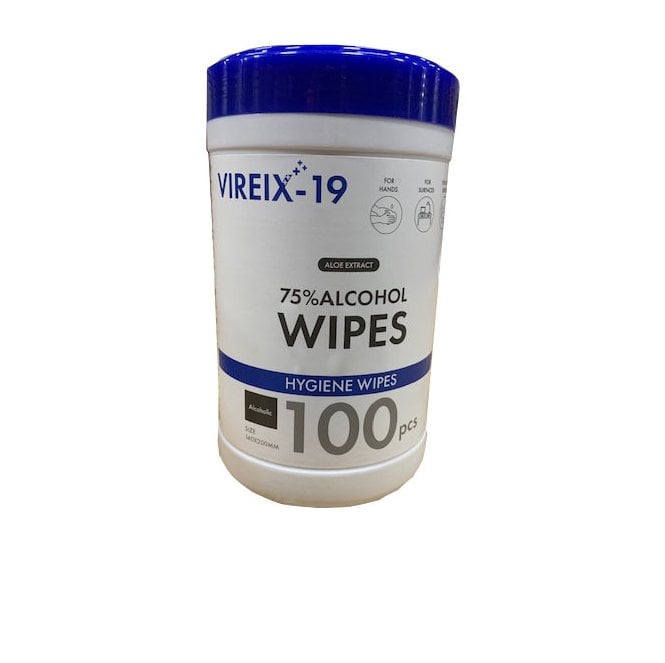 Job Lot 200 x Disinfectant Hand Wipe Tubs Tubs of 100 75 Alcohol