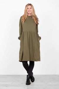 Mid length jersey dress sales