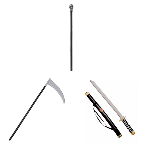 One Off Joblot of 27 Mixed Halloween Prop Weapons