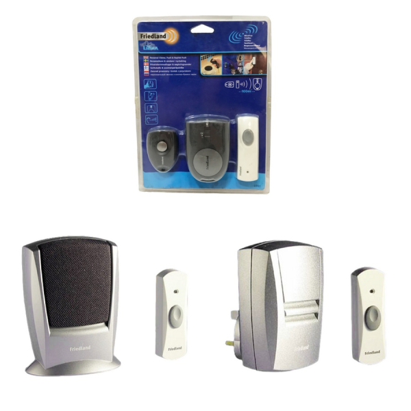 One Off Joblot of 28 Friedland Mixed Wirefree Door Bell Chime Kits