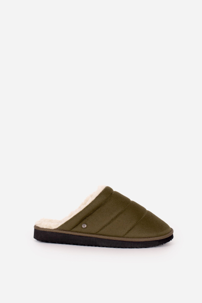 Brakeburn Khaki Quilted Slipper AW22