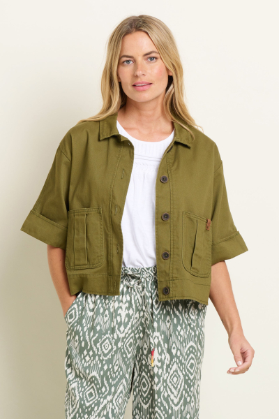 Brakeburn Khaki Safari Jacket SS24