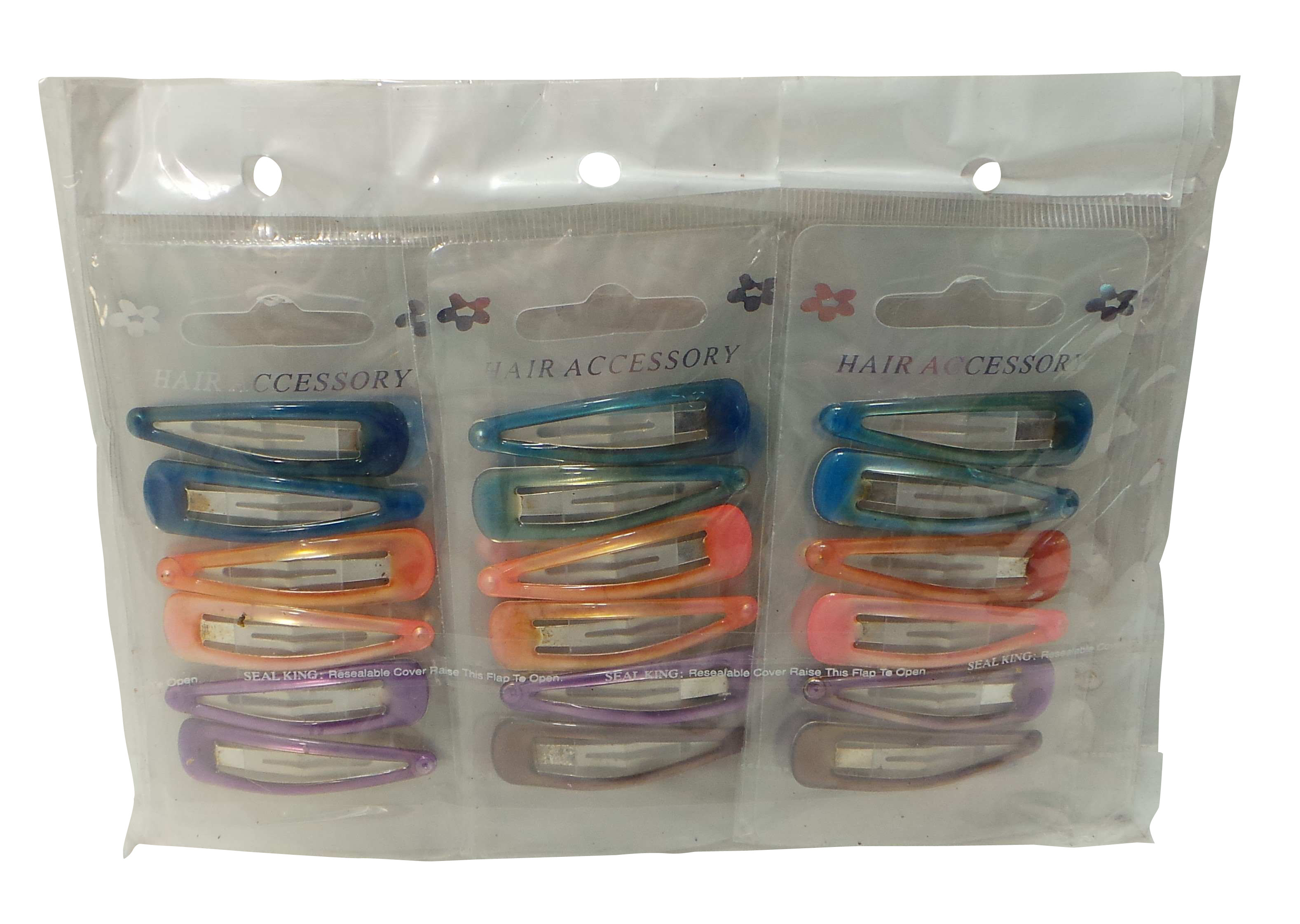 Joblot of 120 Packs of Ladies Hair Accessories Clips Multiple Colours