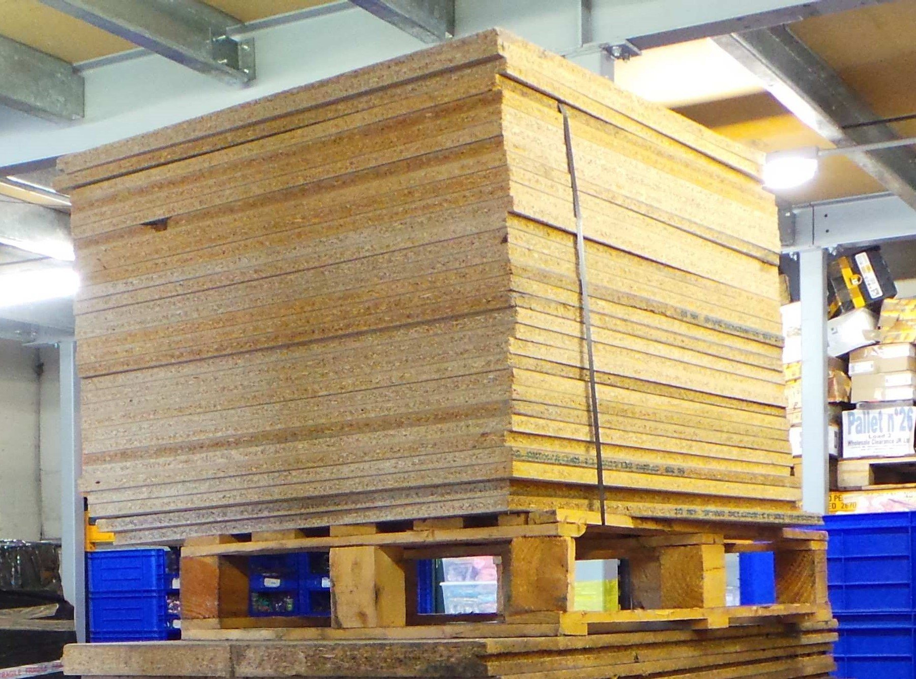 One Off Joblot of 42 Chipboard Sheets 75cm x 190cm & 75cm x 78cm