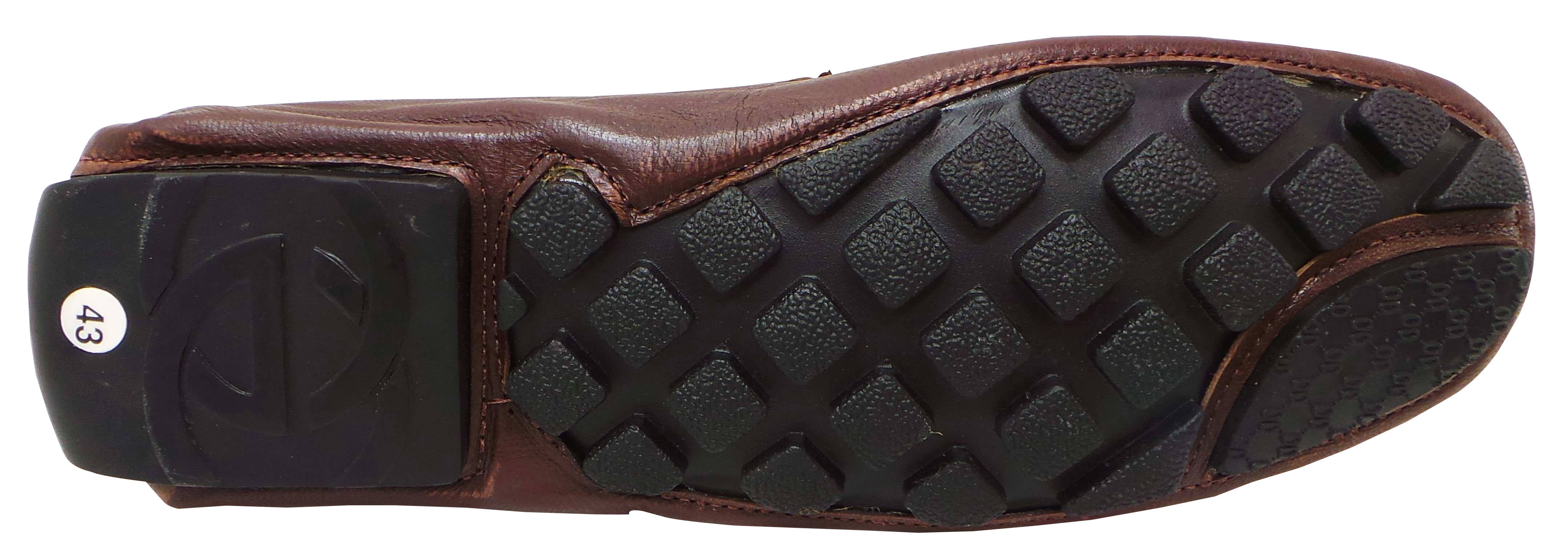 brown leather deck shoes mens