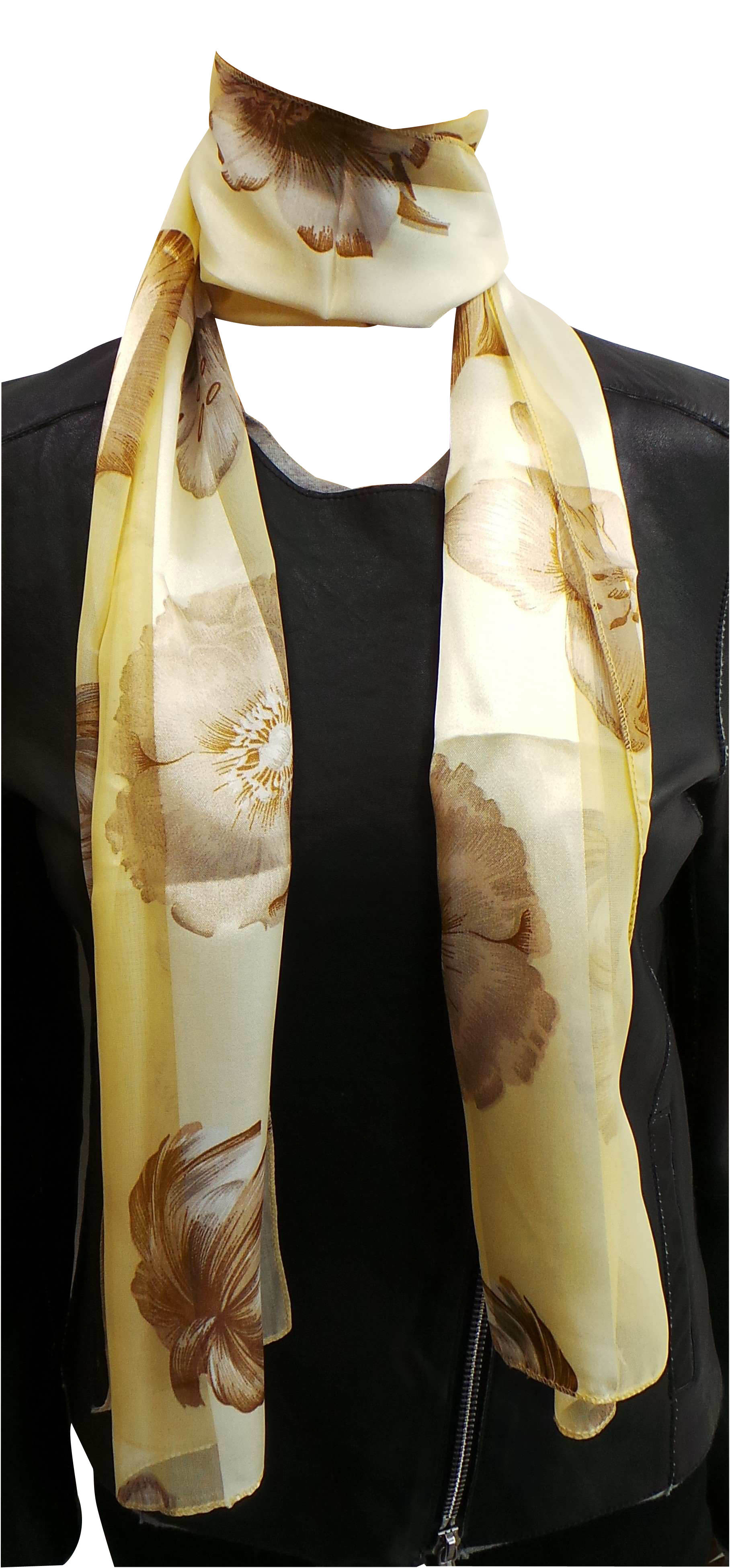 Wholesale Joblot of 24 Ladies Lightweight Patterned Scarves 2 Designs