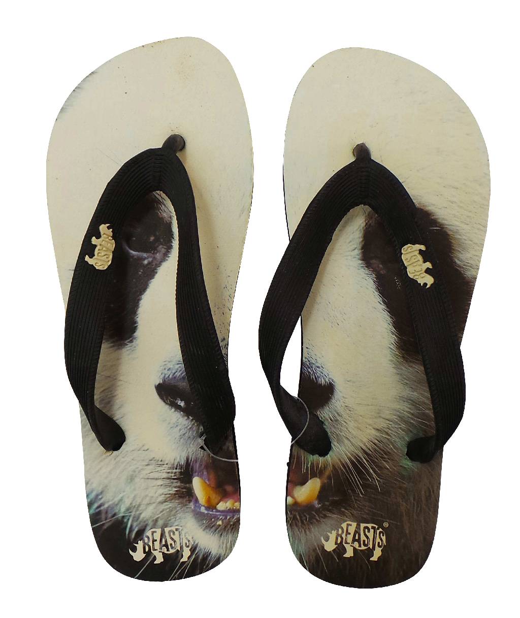 Joblot of 100 Beasts Mens & Womens Endangered Animals Flip Flops