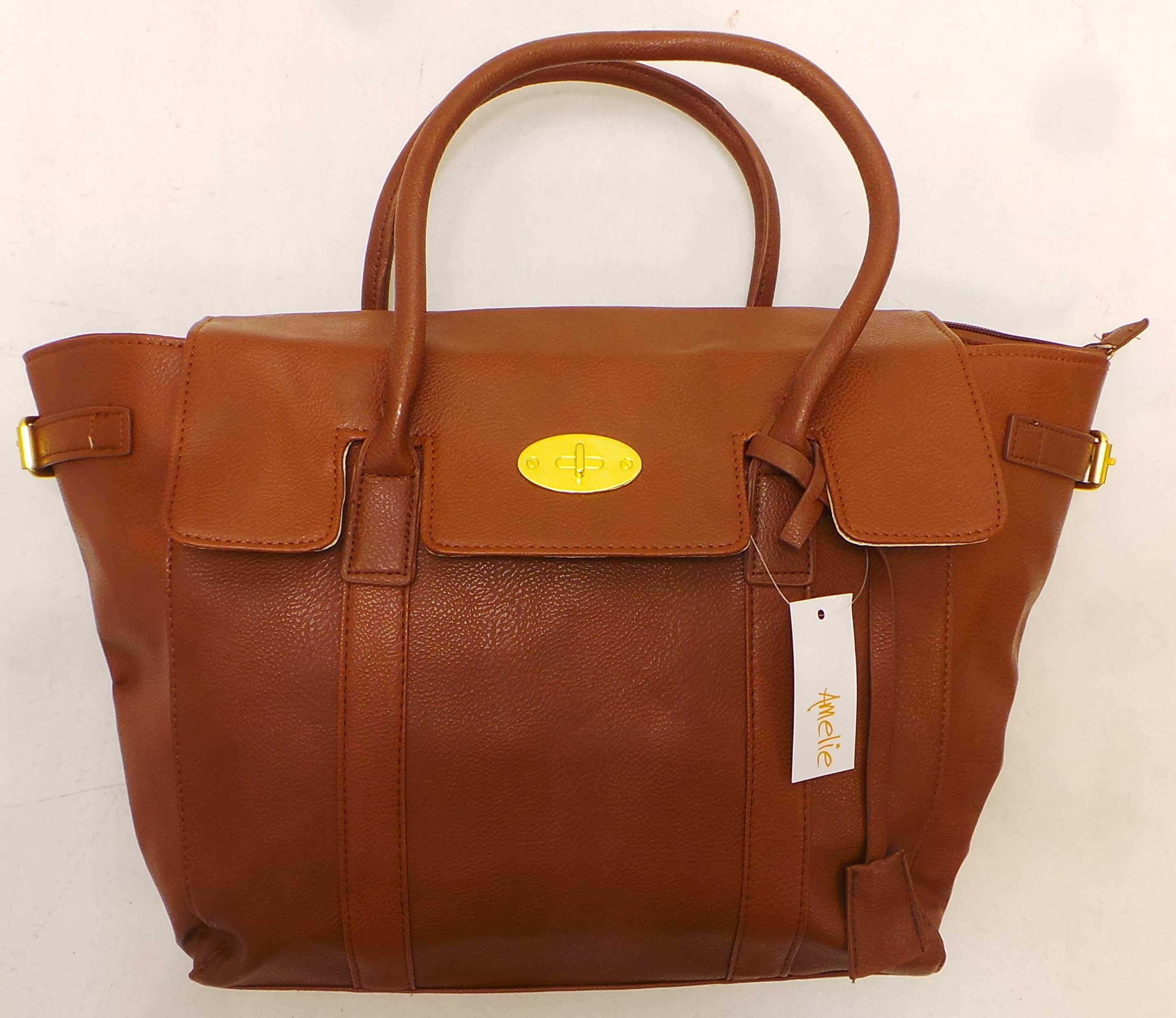 Wholesale Joblot of 10 Amelie Ladies Brown Handbags