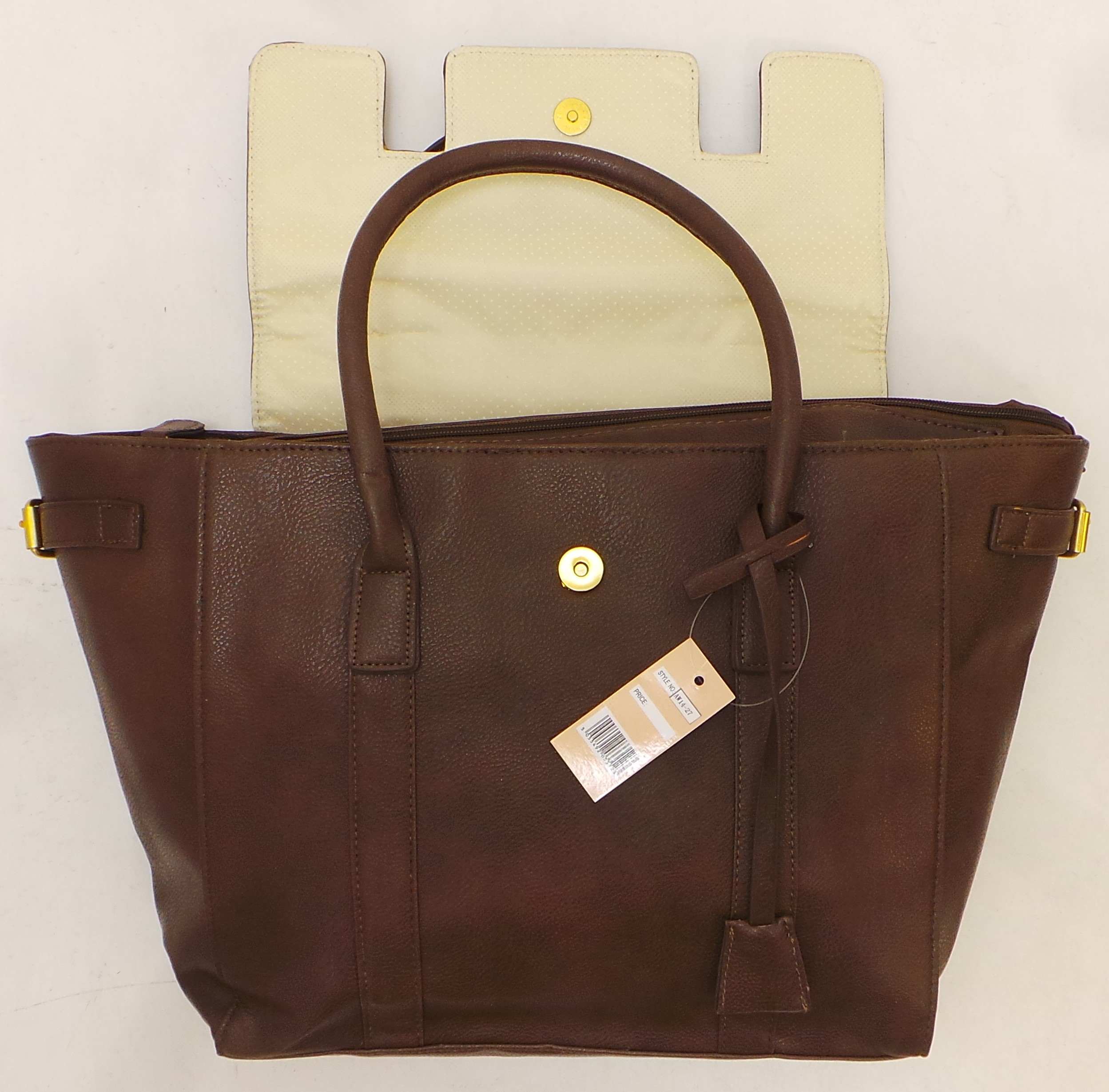 Wholesale Joblot of 10 Amelie Ladies Dark Brown Handbags