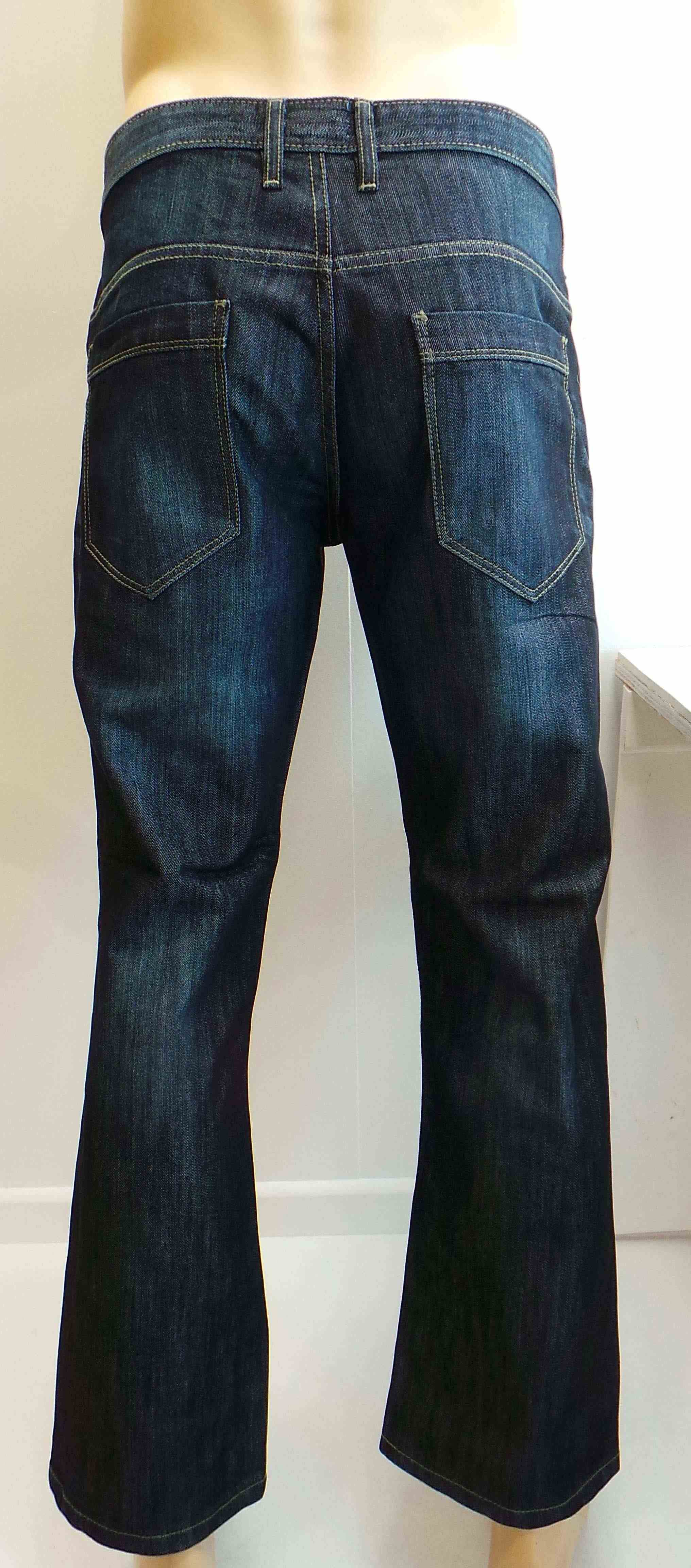 Wholesale Joblot of 10 Mens Jean Team Dark Denim Wash Loose Fit Jeans