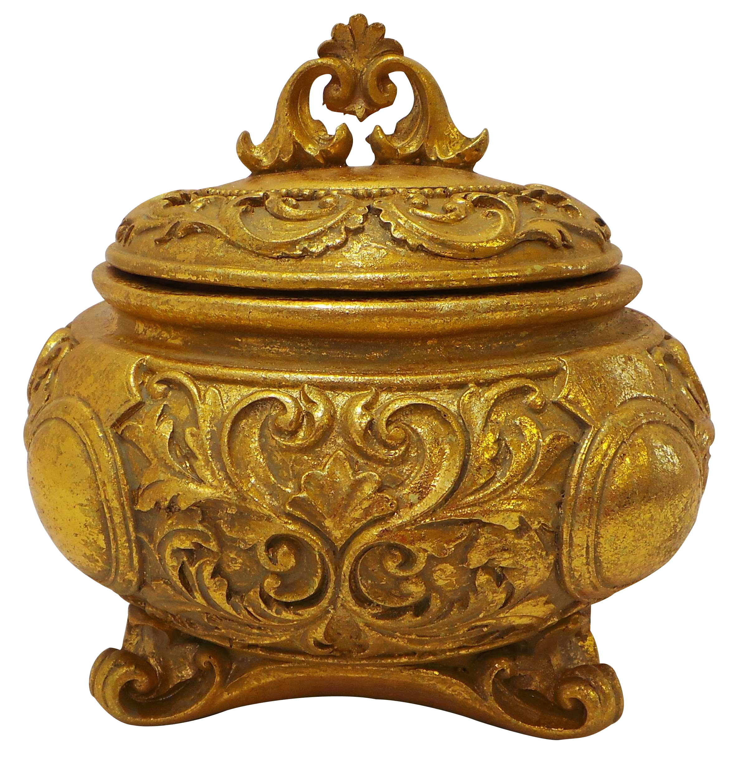 Joblot of 10 Madame Posh 'Bessy' Gold Vintage Jewellery Boxes