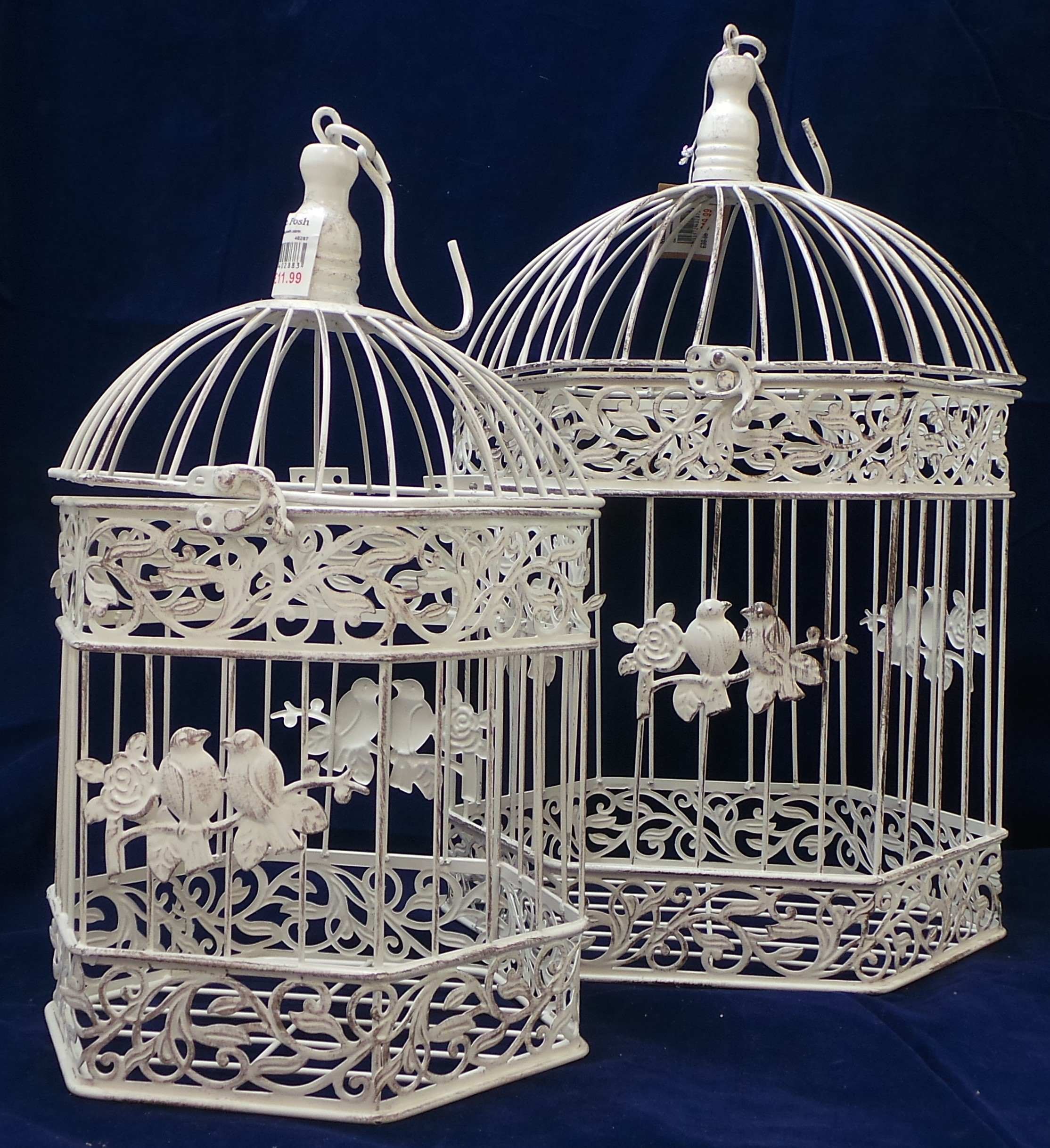 Wholesale Joblot Of 8 Madame Posh Ora Decorative Cages 2 Sizes