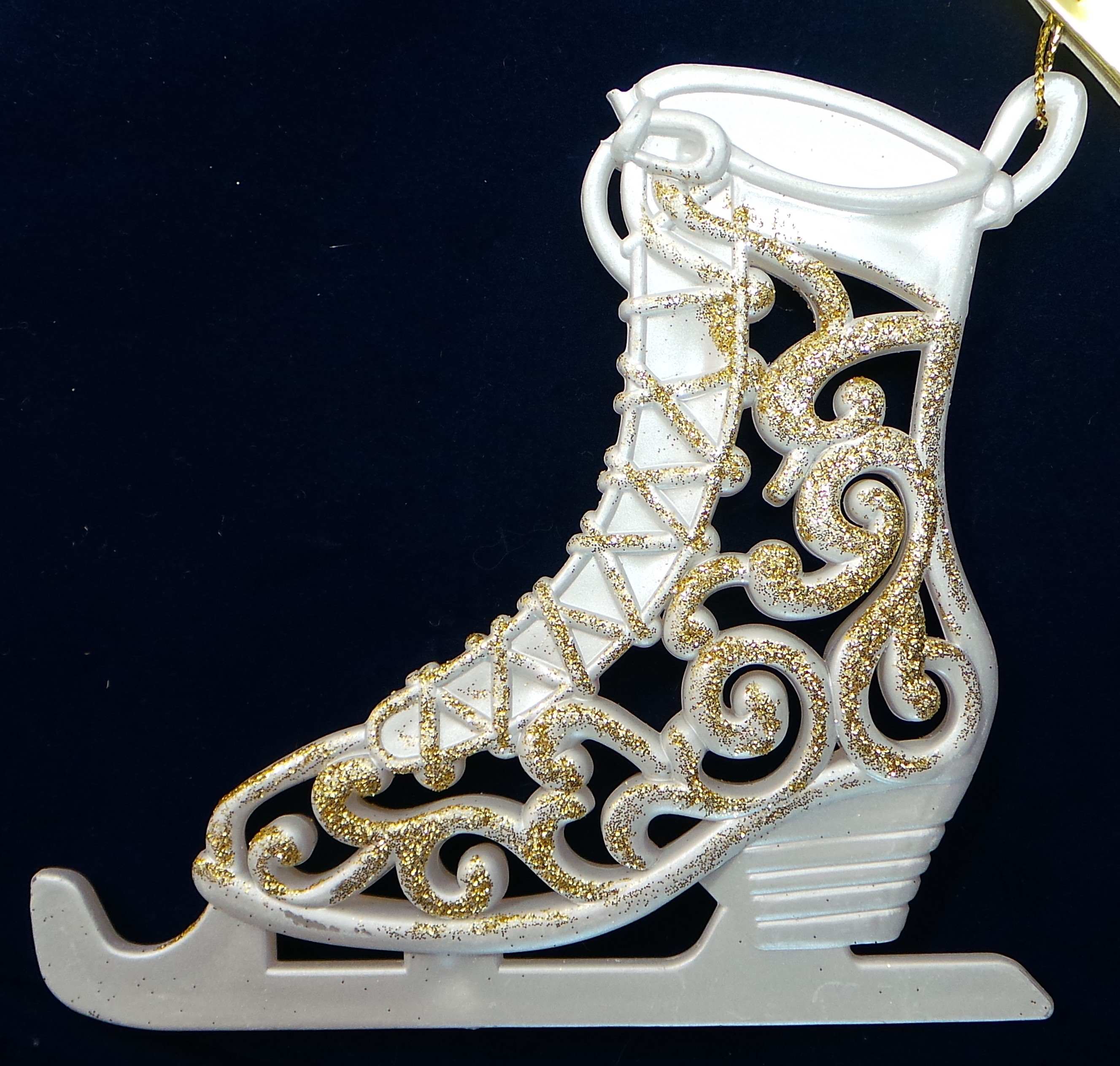 Joblot Of 80 Madame Posh Glitter Ice Skate Christmas Decorations 41238