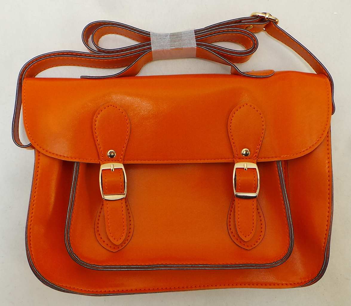 Wholesale Joblot of 20 Ladies Faux Leather Satchel Bags - Mixed Colour