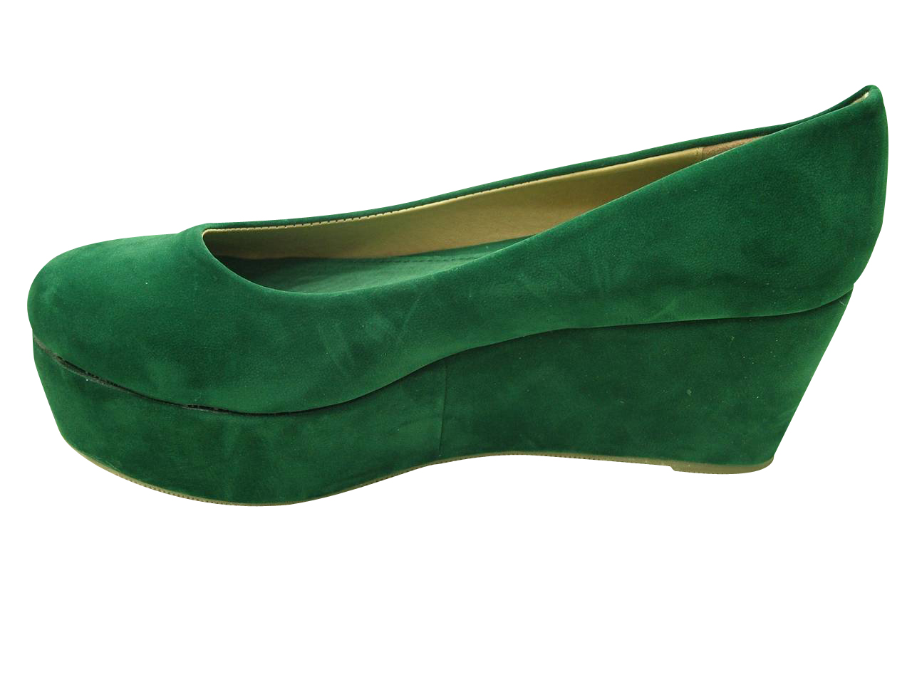 green lace up flats