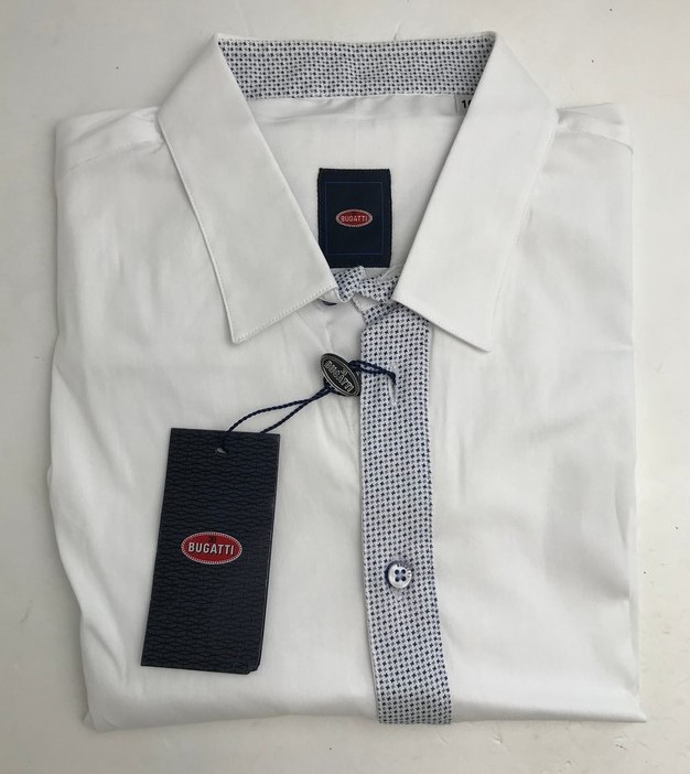 Bugatti Casual Shirts One Off Joblot of 4 Bugatti Boys White Dress Shirts with Star Detail