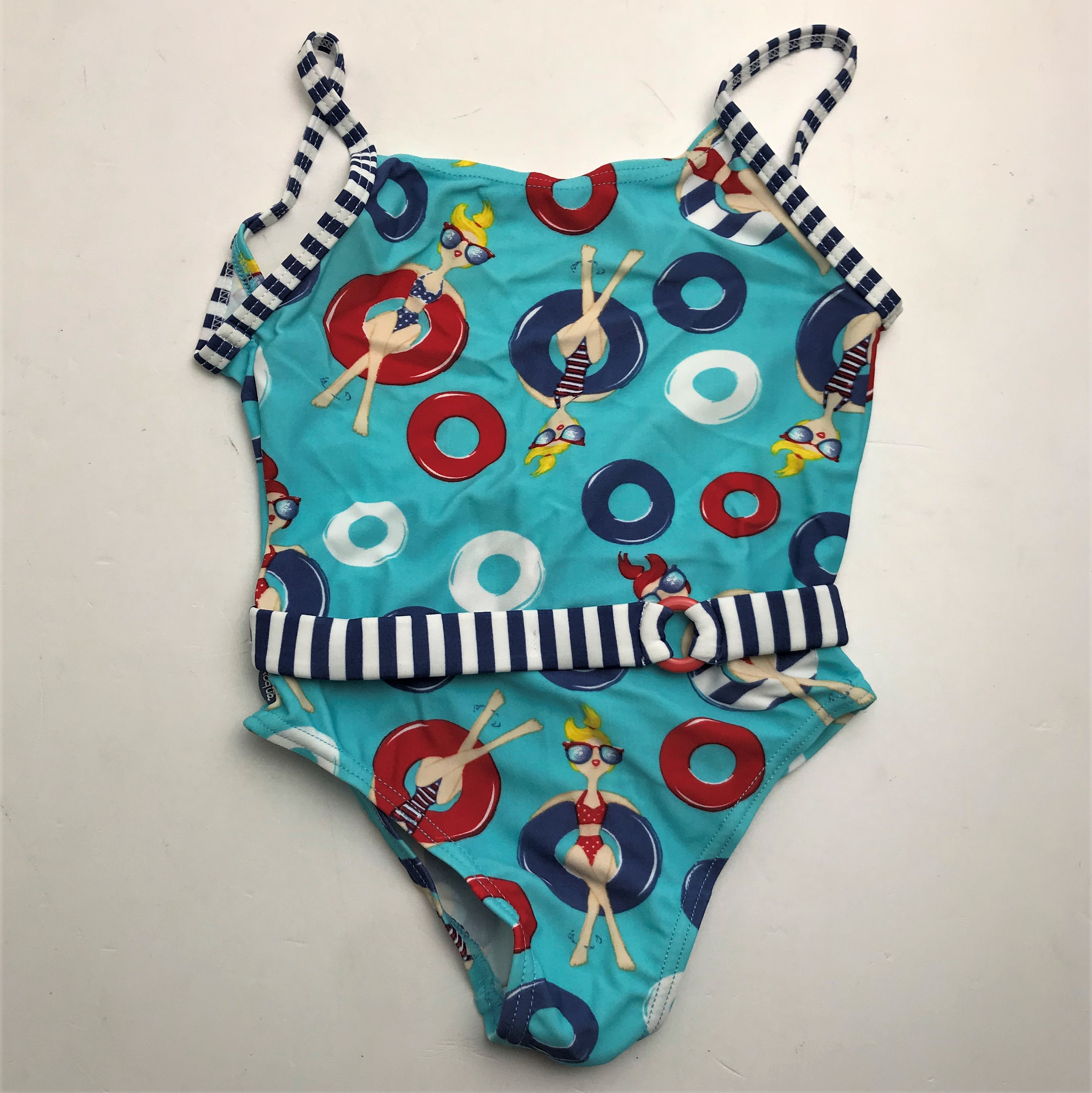 Joblot of 4 Boboli Girls Summer Childs Swimming One Piece Size 2-6