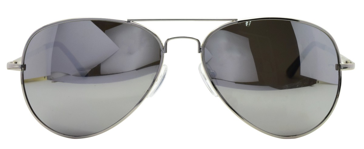 Joblot of 50 Mens Aviator Style Sunglasses Silver Mirror Lens