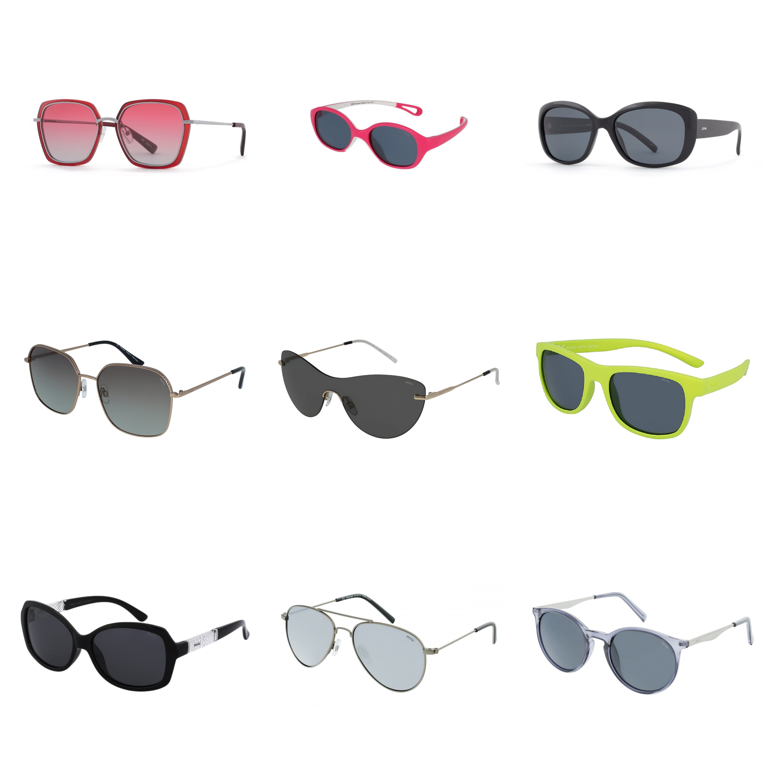 Joblot of 104 Mixed INVU Swiss Eyewear Mens, Ladies & Childs Glasses