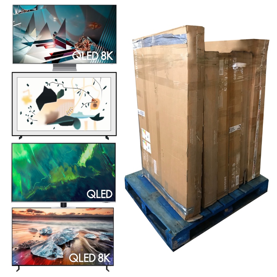 Pallet of 5 Samsung Mixed Working Customer Returns 65" TVs