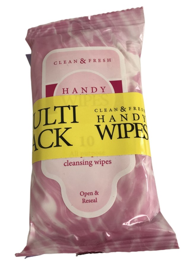 Wholesale Joblot of 25 Clean & Fresh Handy Wipes Multi Pack (40 Wipes)