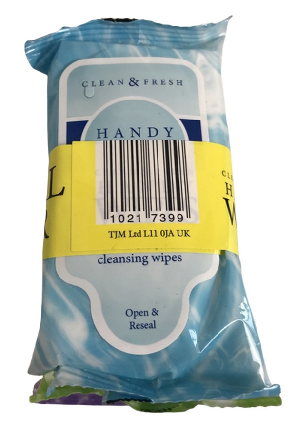 Wholesale Joblot of 25 Clean & Fresh Handy Wipes Multi Pack (40 Wipes)