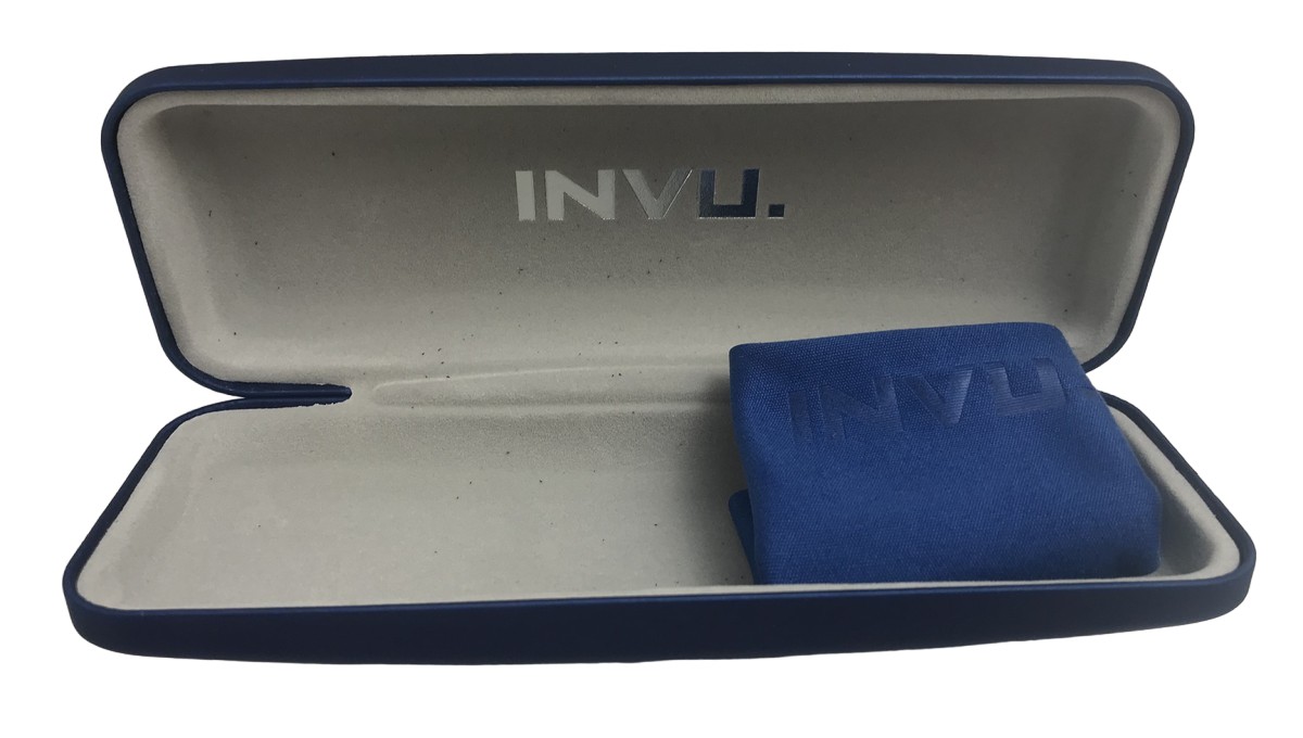 Wholesale Joblot of 100 INVU by Swiss Eyewear Group Navy Optical Cases