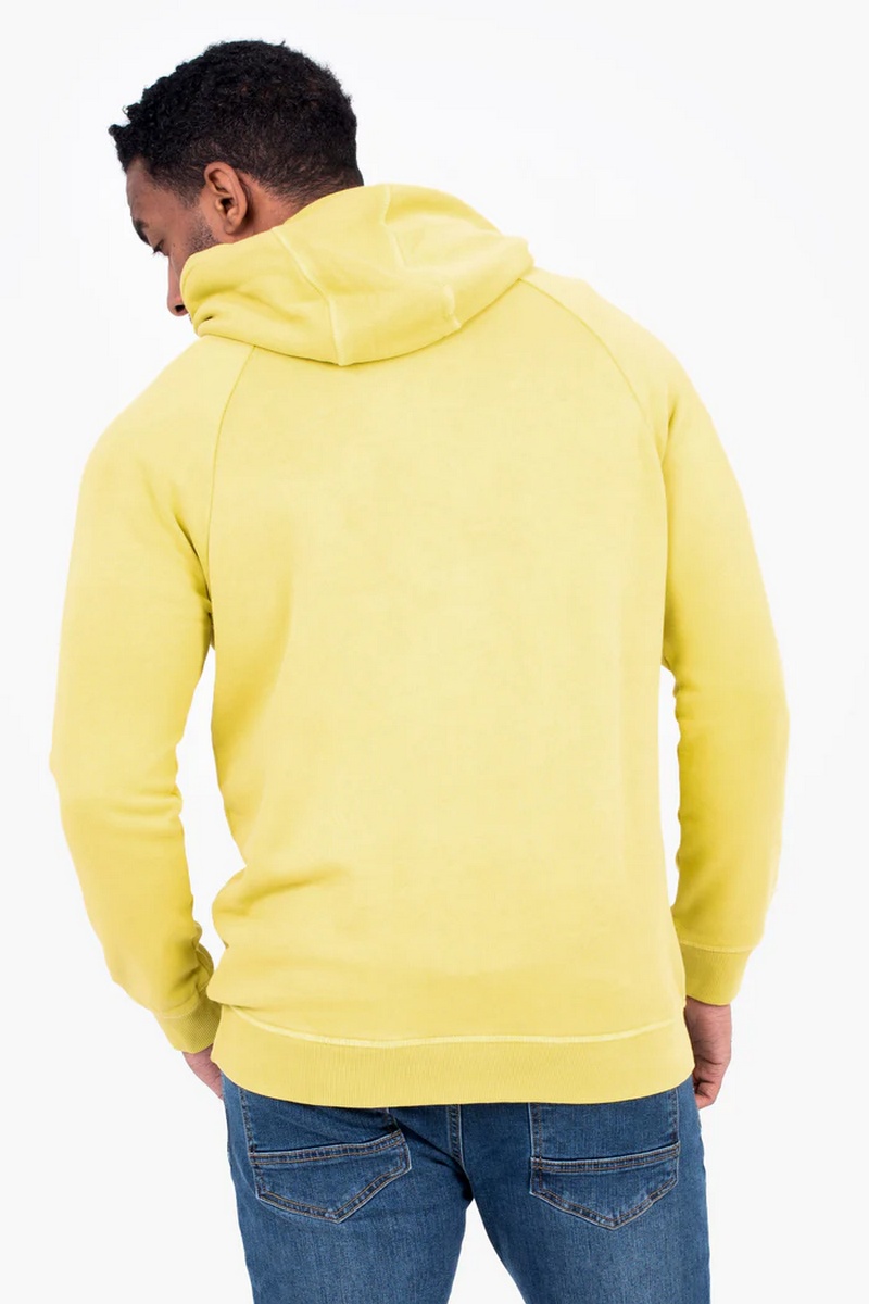 Brakeburn Men's Yellow Cross Neck Hoodie - view 3