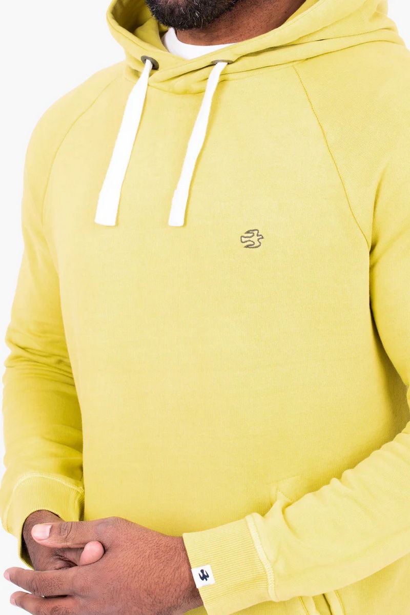 Brakeburn Men's Yellow Cross Neck Hoodie - view 4