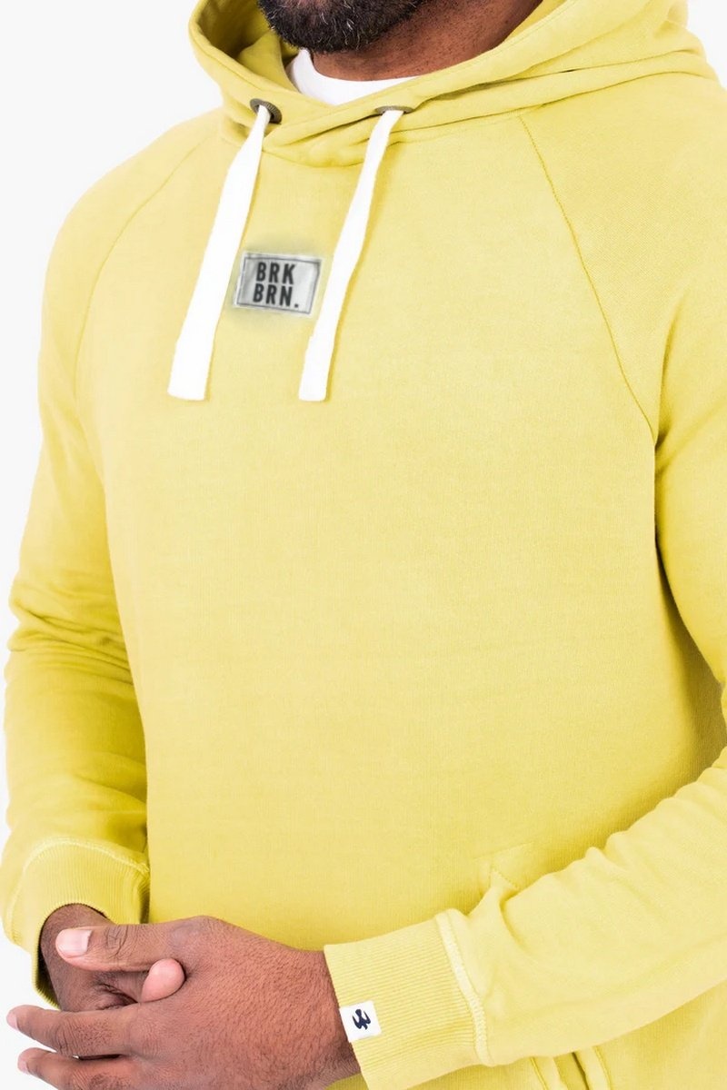 Brakeburn Men's Yellow Cross Neck Hoodie - view 5
