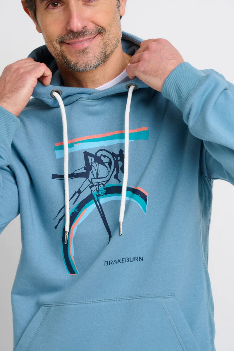 Brakeburn Men's Blue Bikes Hoodie - view 1