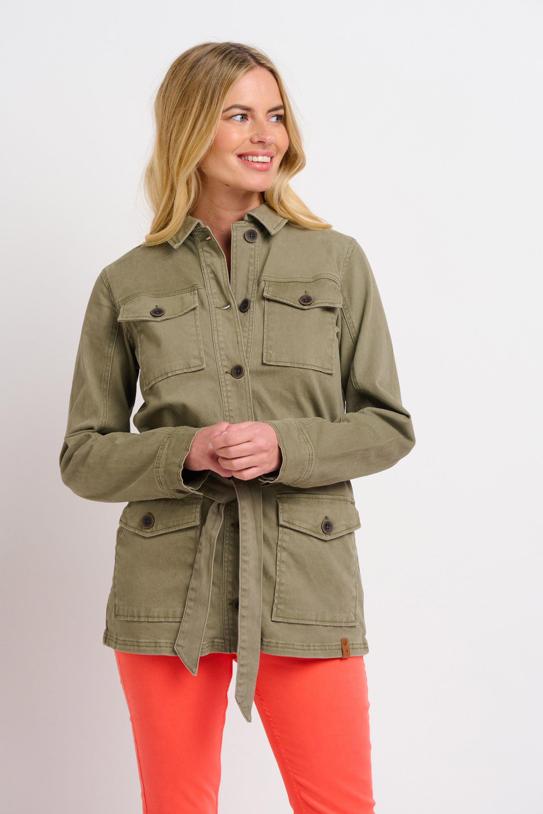 Brakeburn women's field jacket view 1