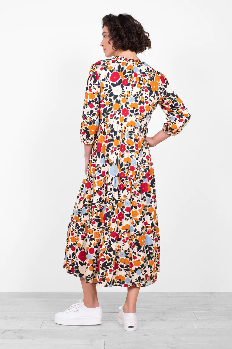 Brakeburn Bloom Floral Maxi Dress AW22, additional view