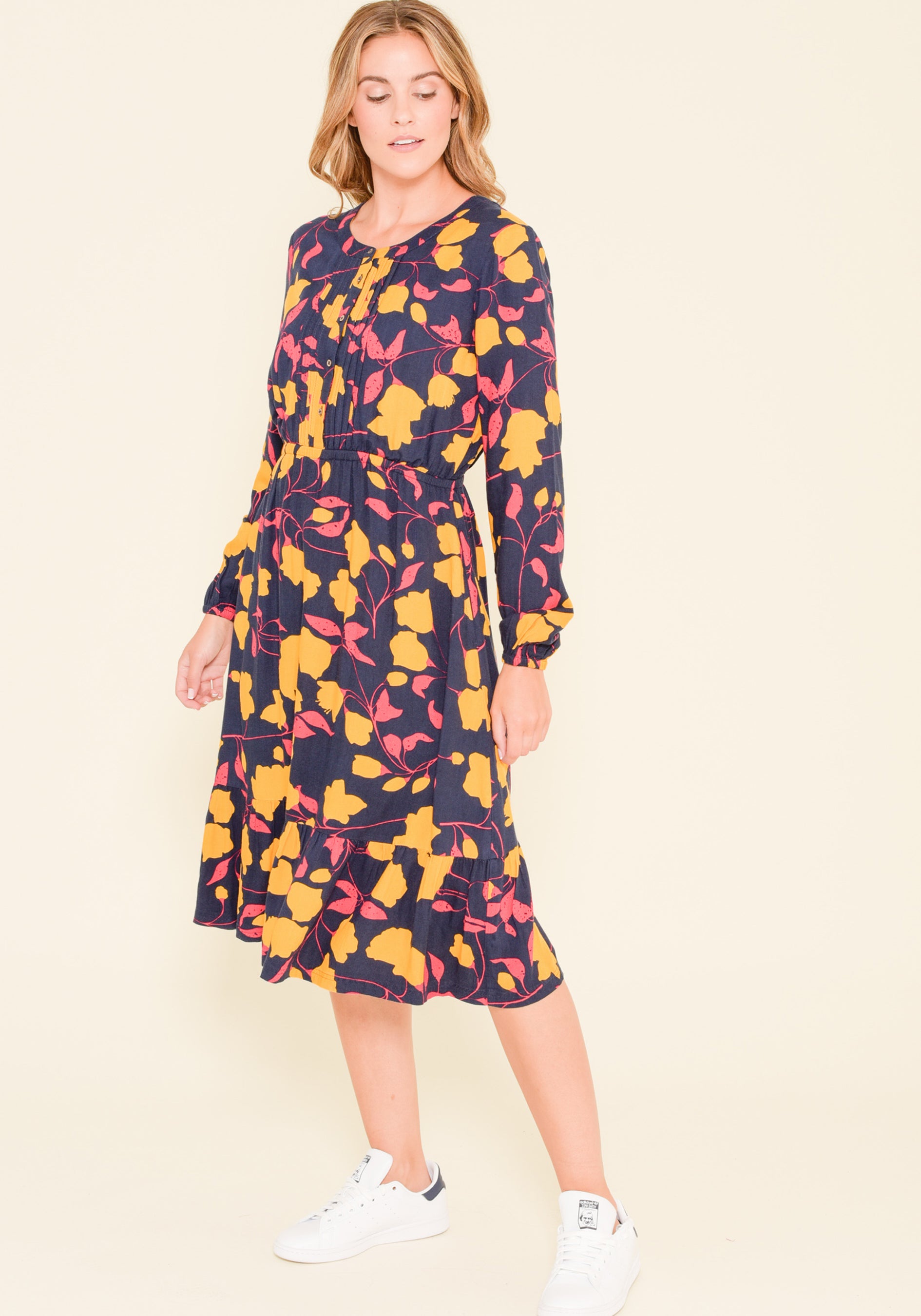 Brakeburn Darcie twill shirt dress detail 2
