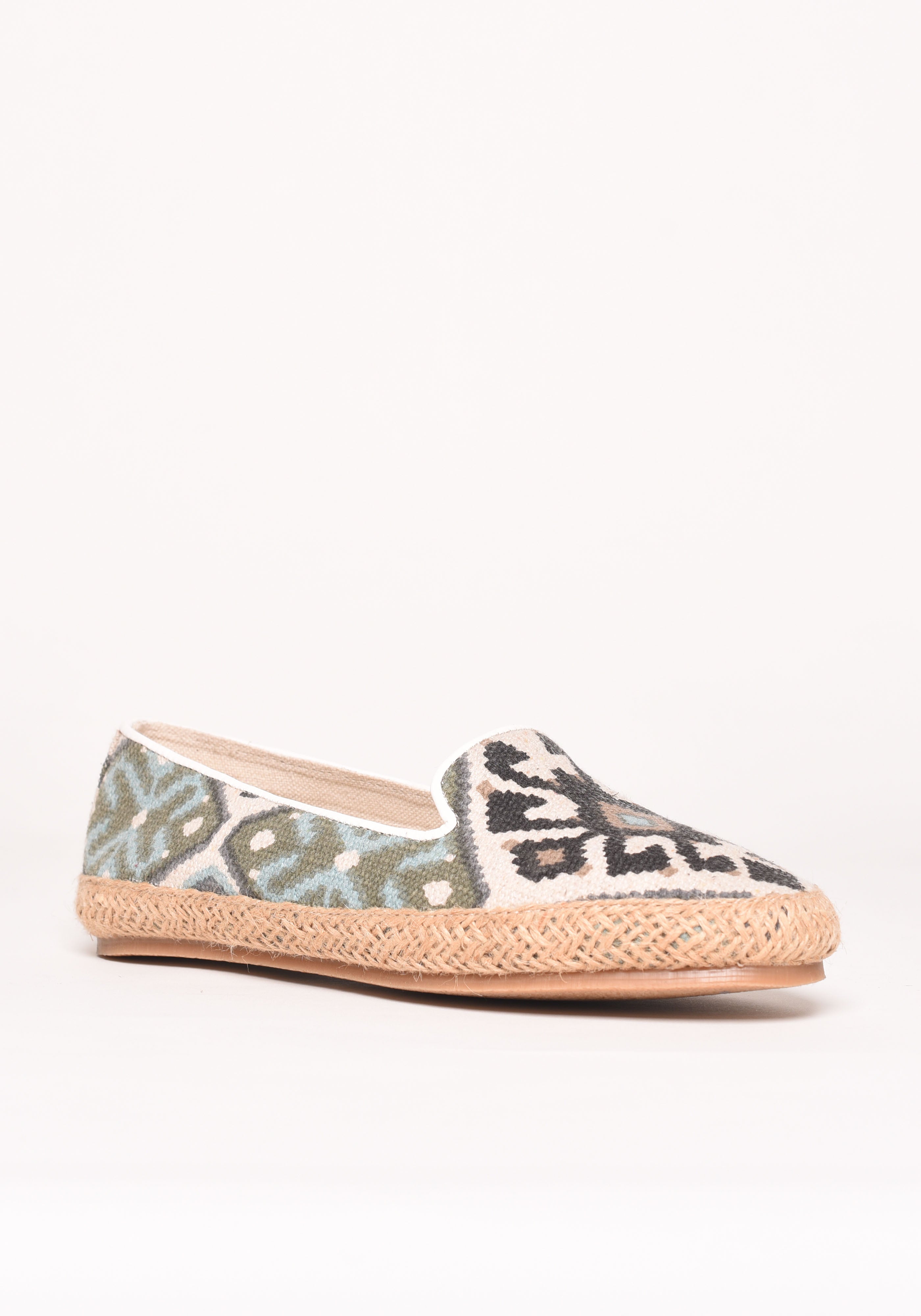 Brakeburn multicolour espadrille detail 1