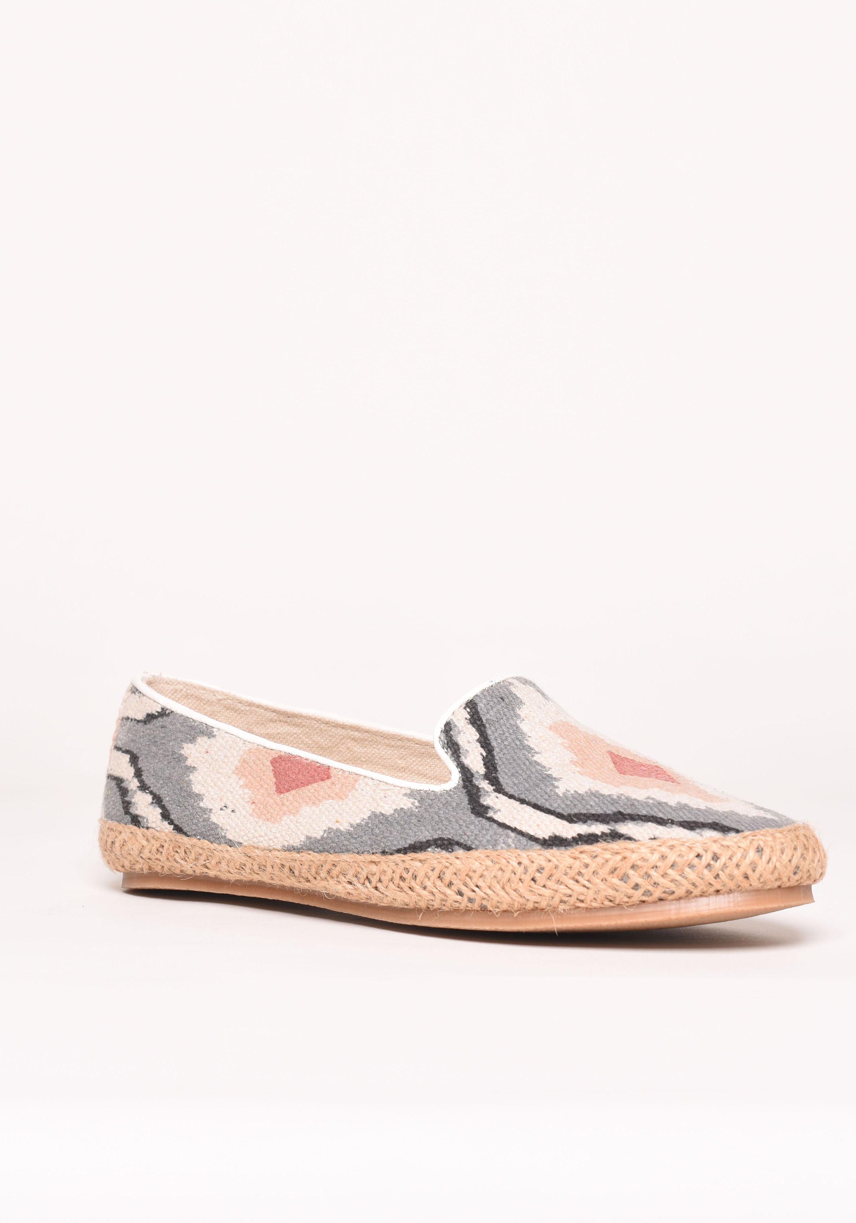 Brakeburn grey espadrille detail 1