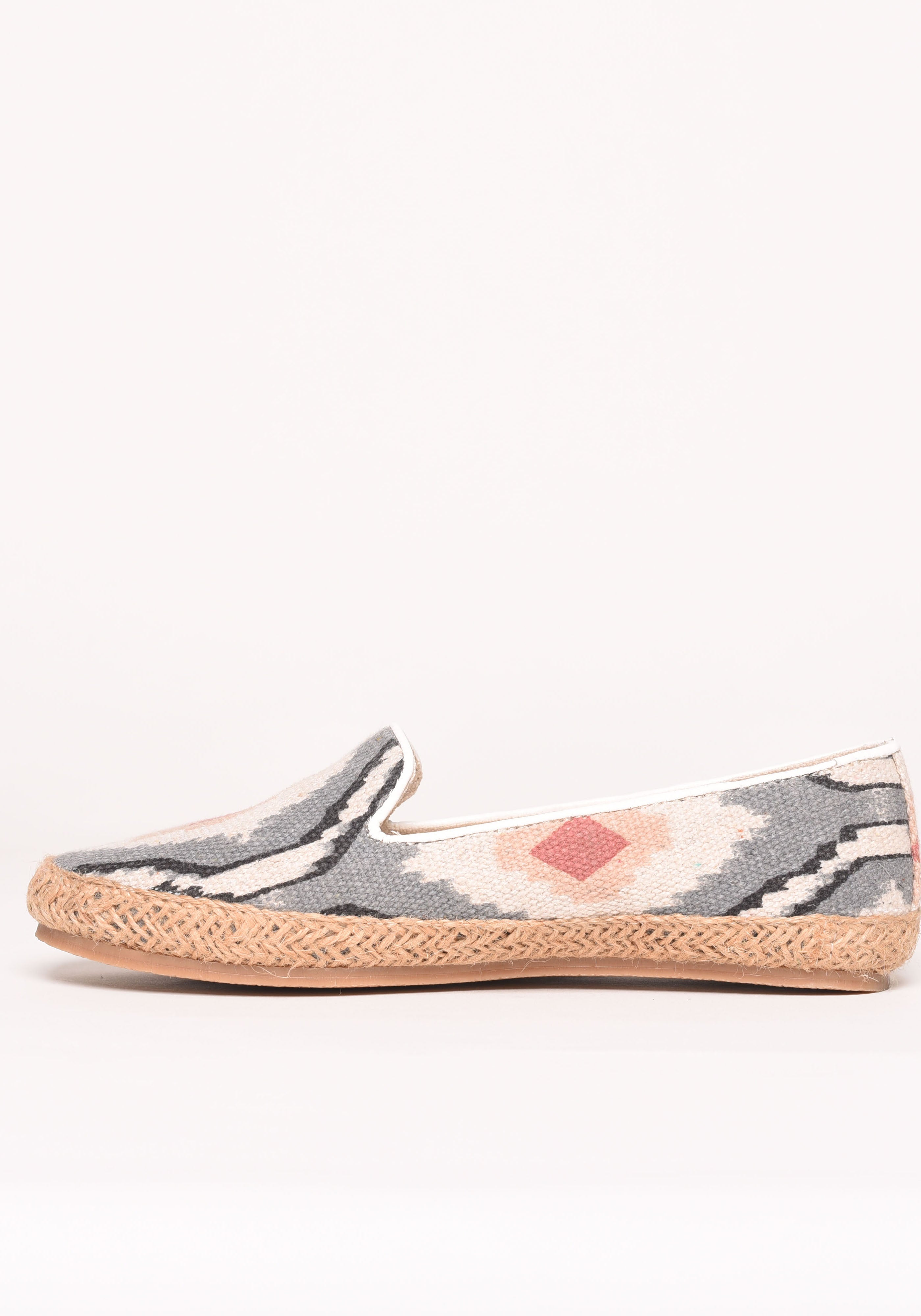 Brakeburn grey espadrille detail 2