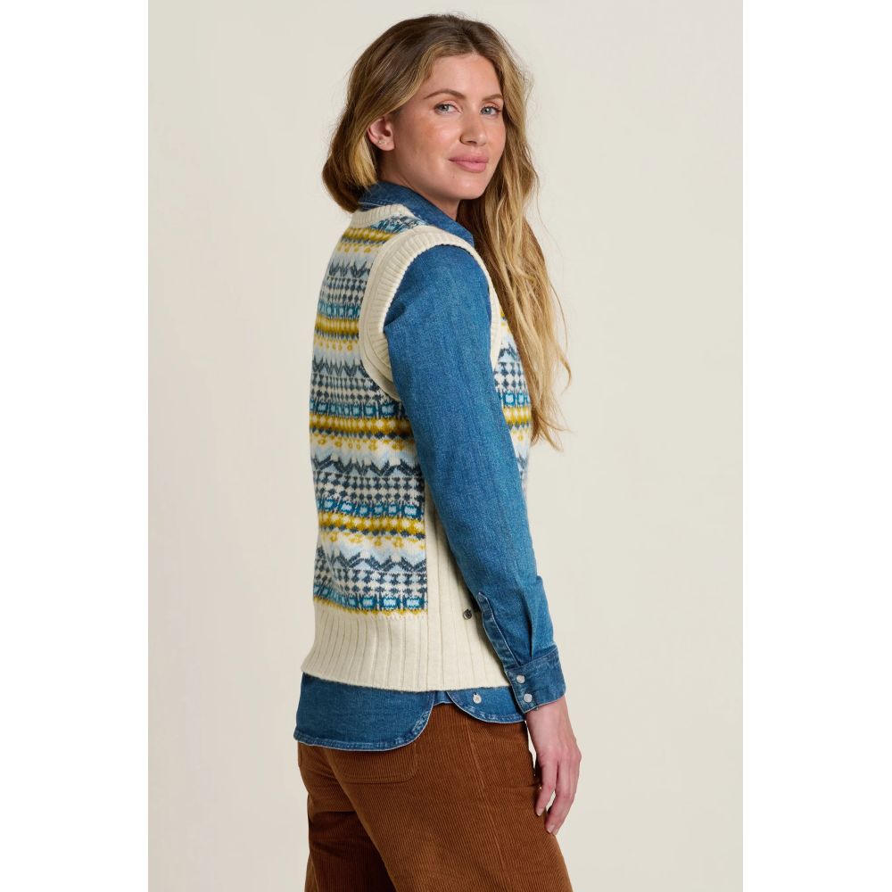 Brakeburn Fairisle knitted vest additional view one