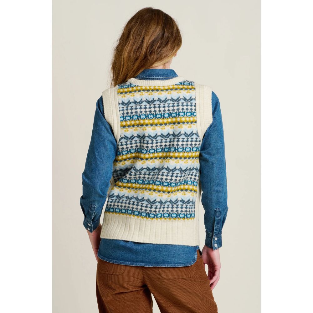 Brakeburn Fairisle knitted vest additional view two