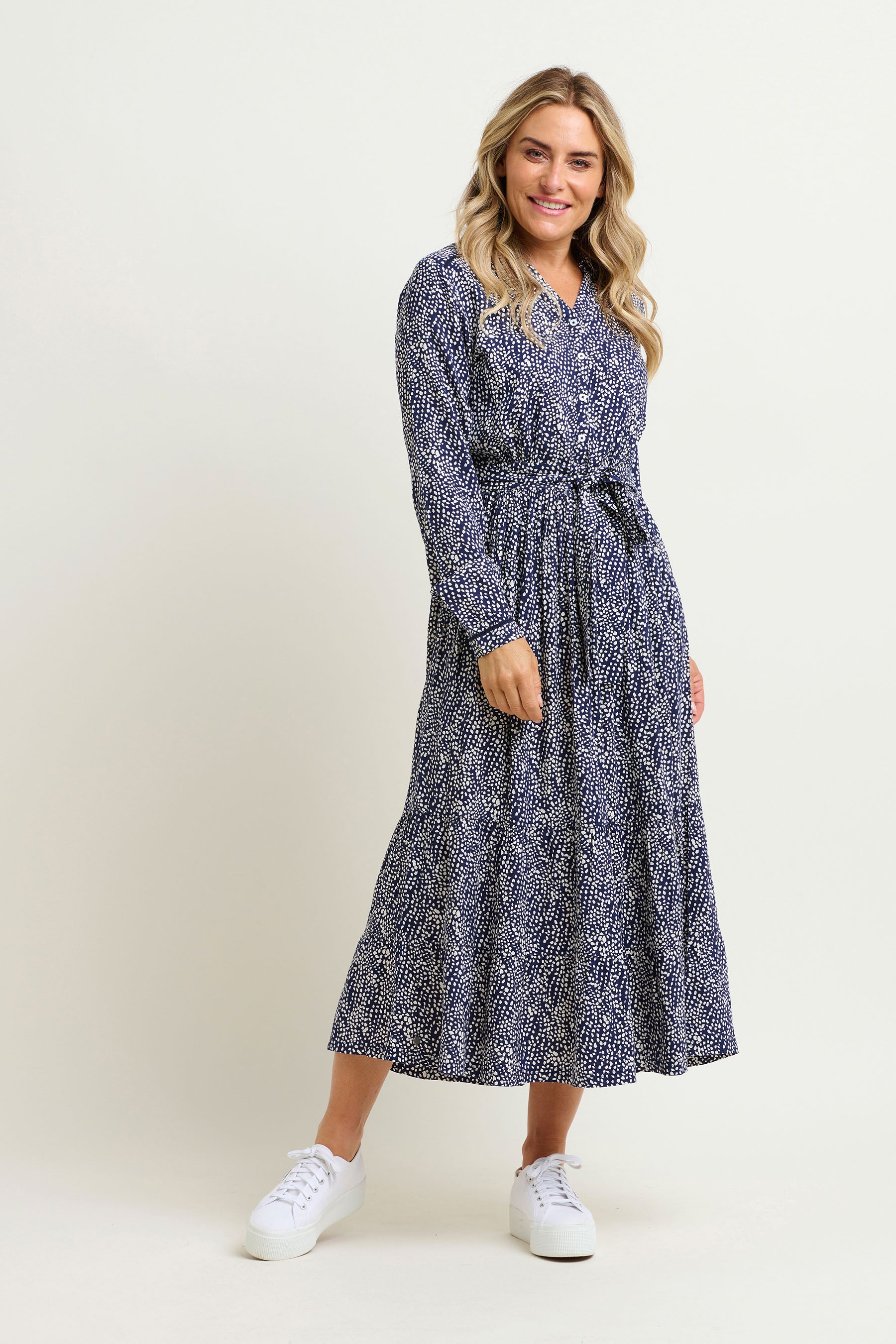Brakeburn Flowing Spots dress additional view 1