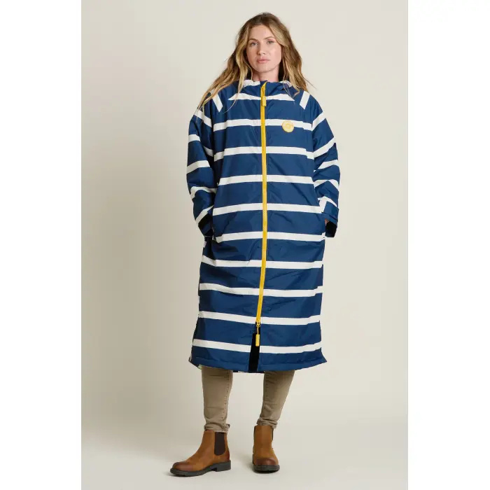 Brakeburn Nautical Stripe changing robe detail 1