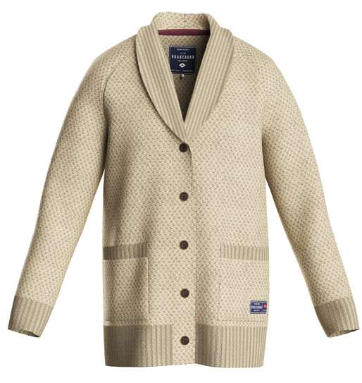 Brakeburn Men's Stone Shawl Cardigans
