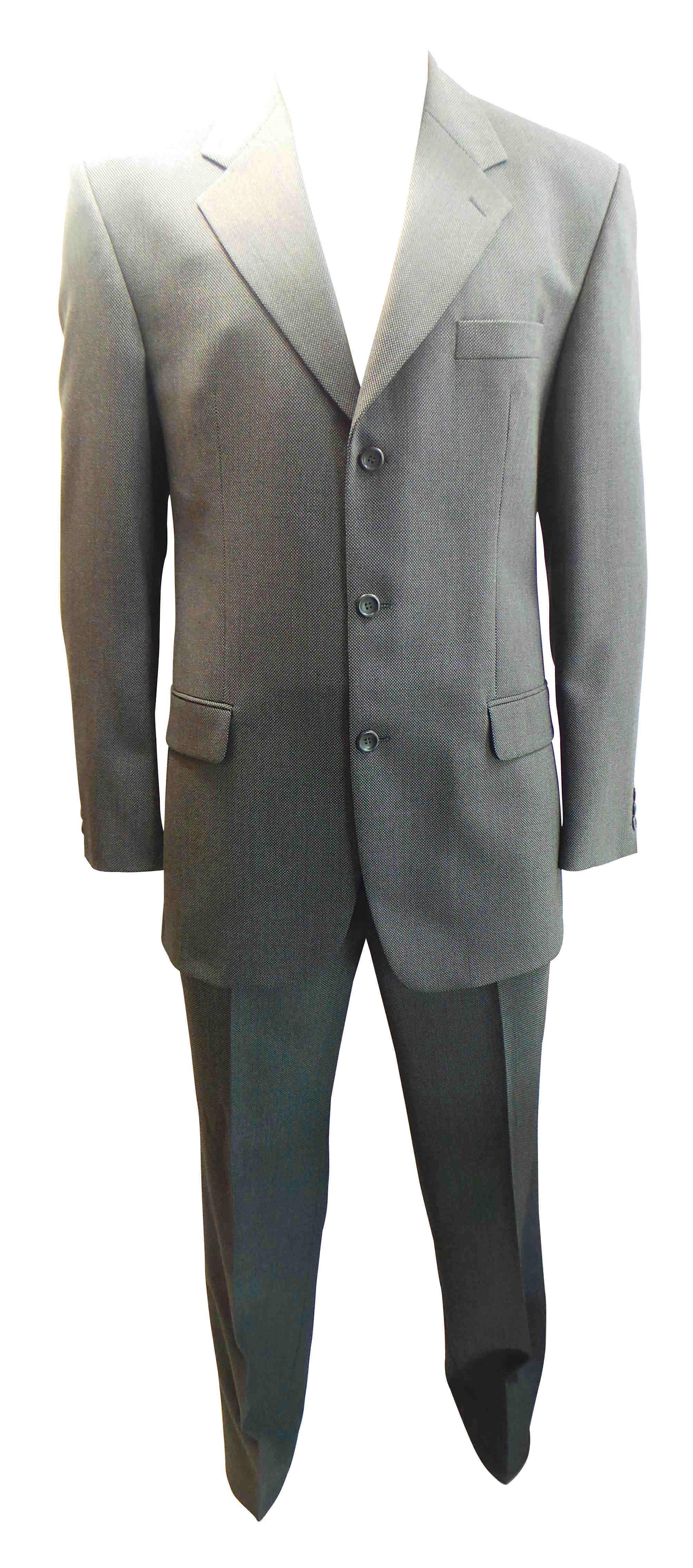 Joblot of 5 Mens Varteks International Grey Spotty Suits 42L62S