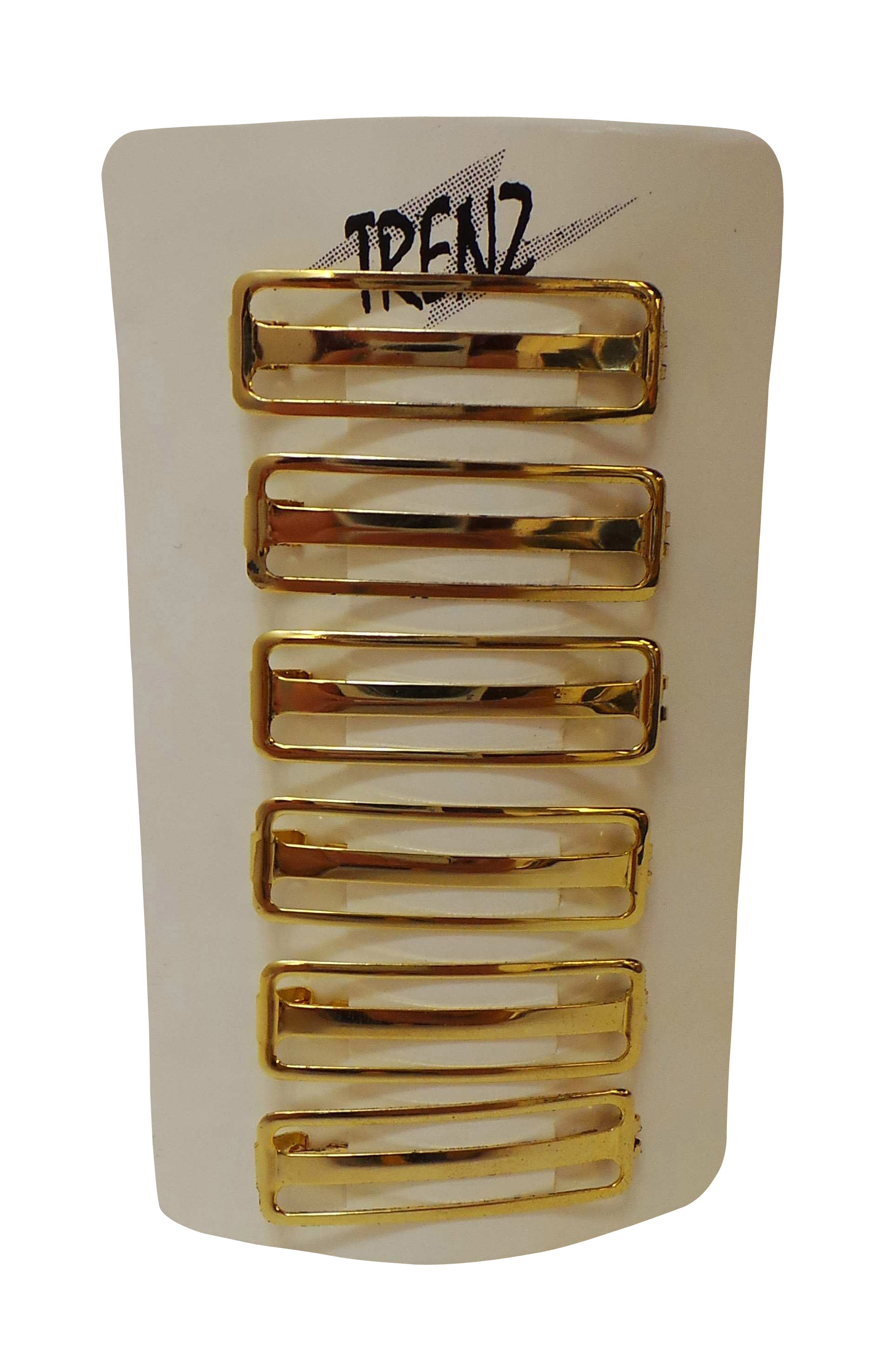 Wholesale Joblot of 120 Ladies Trenz Gold Metallic Hair Clips